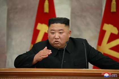 Kim Jong-un (KCNA via Reuters)