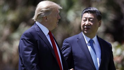 Donald Trump y Xi Jinping (AP Photo/Alex Brandon, File)