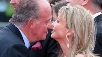 El rey Juan Carlos junto a su ex amante, Corinna 