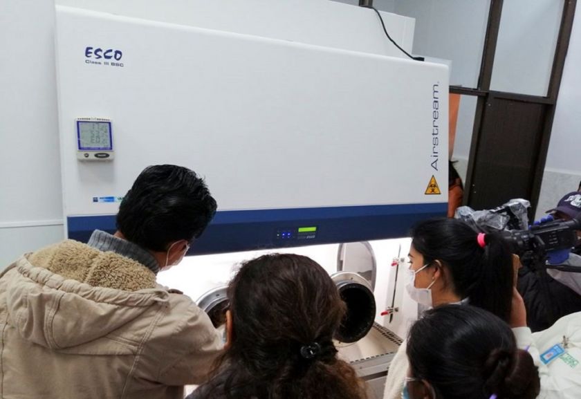El laboratorio PCR de Sucre acumula más de 500 muestras 