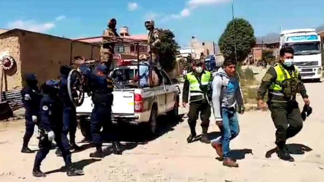 Imagen referencial de un operativo policial en Sacaba. Foto: Gobierno Autónomo Municipal de Sacaba