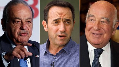 Carlos Slim, Marcos Galperin y Joseph Safra, los empresarios más ricos de México, Argentina y Brasil, respectivamente, según el ránking de Forbes