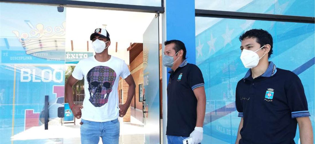 José Vargas fue uno de los futbolistas que se sometió a la prueba de coronavirus este miércoles. Foto: Prensa Blooming 