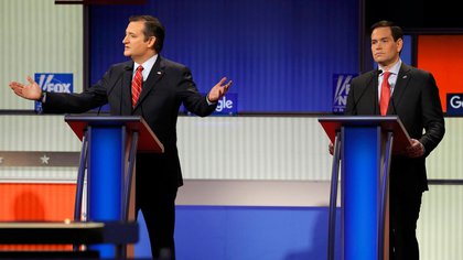 Ted Cruz y Marco Rubio (Reuters/archivo)