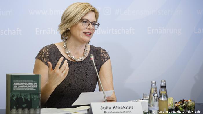 La ministra alemana de Agricultura, Julia Klöckner.