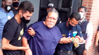 El jefe Tupamaro, José Pinto, al momento de ser detenido