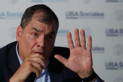 El ex presidente ecuatoriano, Rafael Correa (EFE/Juan Ignacio Roncoroni/Archivo)