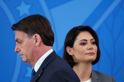 Michelle Bolsonaro, esposa del presidente de Brasil, es investigada por una presunta participación en un esquema de pagos ilícitos (REUTERS/Ueslei Marcelino)