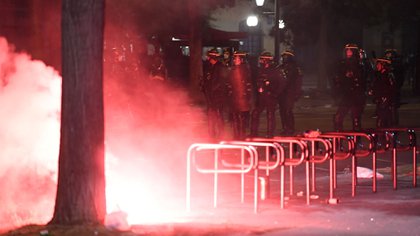La furia de los ultras del PSG tras la derrota (AFP)
