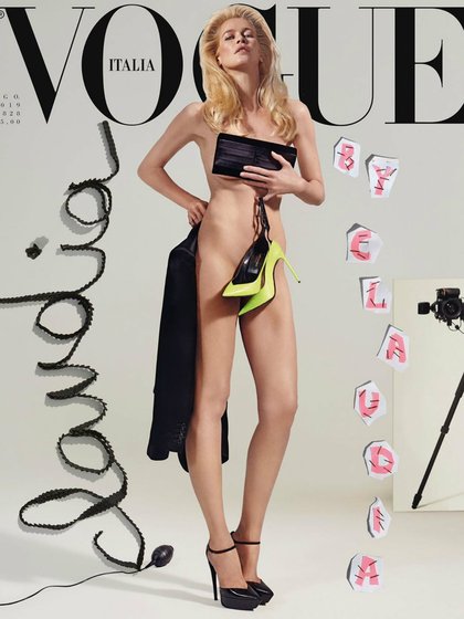 Schiffer en Vogue Italia (IG: claudiaschiffer)