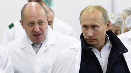 Yevgeny Prigozhin con Vladimir Putin