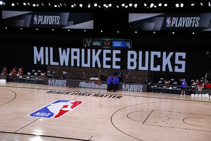 Milwaukee Bucks y Orlando Magic fue pospuesto por la NBA tras el boicot (Reuters)
