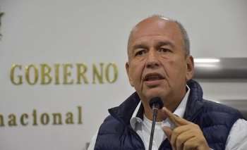 El ministro de Gobierno, Arturo Murillo