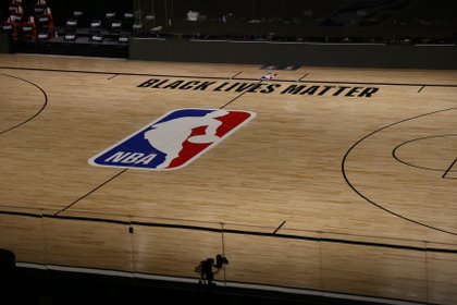 Aug 26, 2020; Lake Buena Vista, Florida, USA; A general view inside The Field House before game five of the first round of the 2020 NBA Playoffs between the Oklahoma City Thunder and Houston Rockets. Mandatory Credit: Kim Klement-USA TODAY Sports