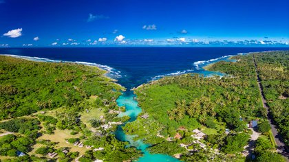 Un paisaje de la costa Vanuatu (Shutterstock)