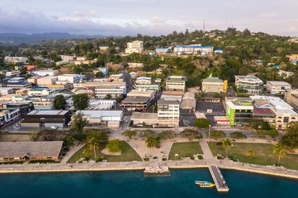 La costa de Port Vila, capital de Vanuatu (Shutterstock)