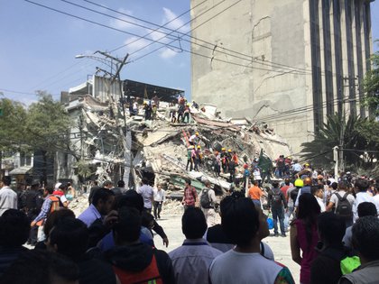 El terremoto del 19 de septiembre del 2017 provocó derrumbes y muertes en Puebla, Estado de México, Morelos y en la capital del país (Foto: Wiki Commons)