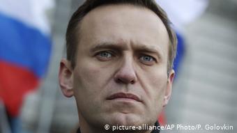 Russland Moskau | Alexej Nawalny, Oppositionspolitiker (picture-alliance/AP Photo/P. Golovkin)