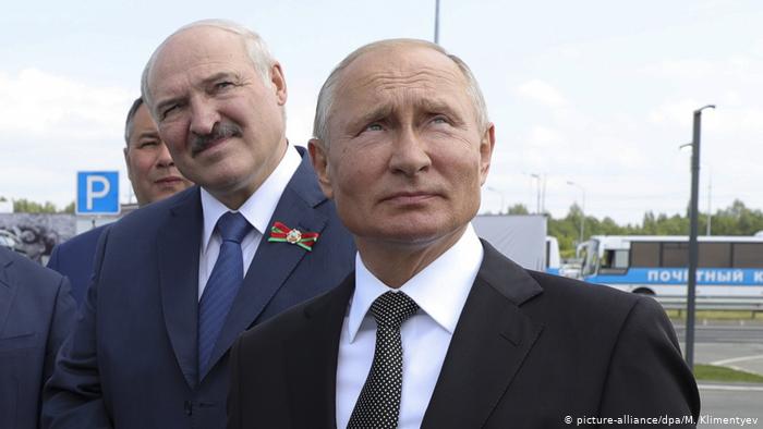 Alexander Lukashenko y Vladimir Putin.