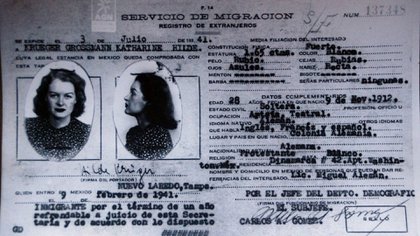 El único documento que existe de Hilda en el Archivo de la Nación (Foto: Cortesía Juan Alberto Cedillo)