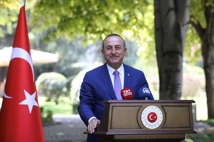 El ministro de Relaciones Exteriores turco Mevlut Cavusoglu. Foto: Reuters