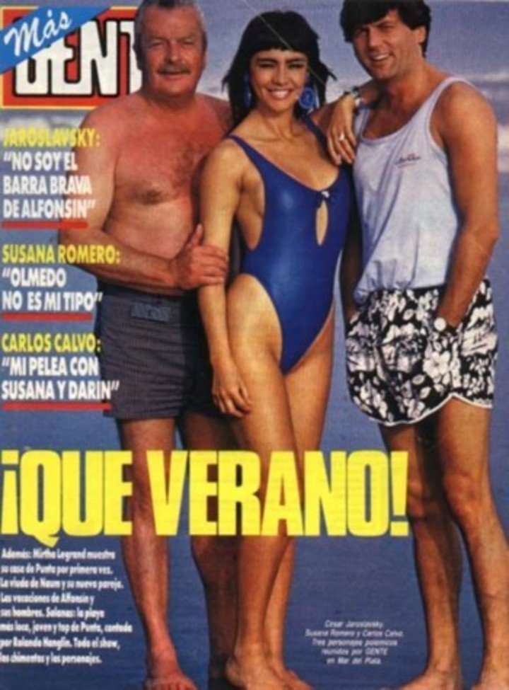 Susana Romero en tapa de Revista Gente.