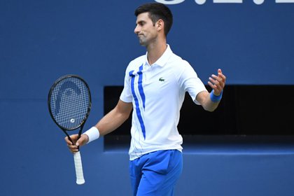 Novak Djokovic vive un 2020 convulsionado (Danielle Parhizkaran-USA TODAY Sports)