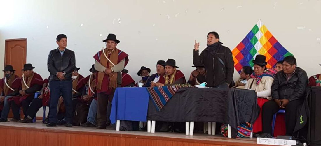 Abel Mamani en El Alto I MAS.