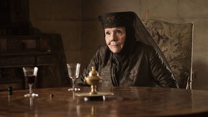  Diana Rigg como Olenna Tyrell en "Game Of Thrones"