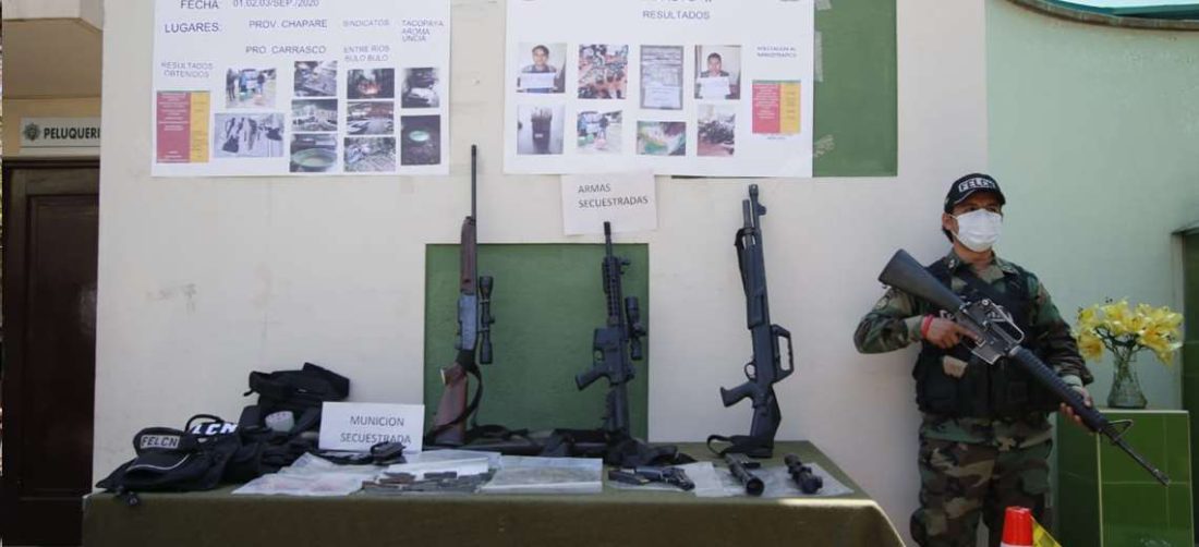 En el último mes se secuestró armamento y municiones ilegales. Fotos: APG Noticias