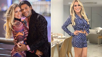 El futbolista brasileño "Hulk" tiene una relación con Camila, sobrina de su ex esposa Iran Angelo