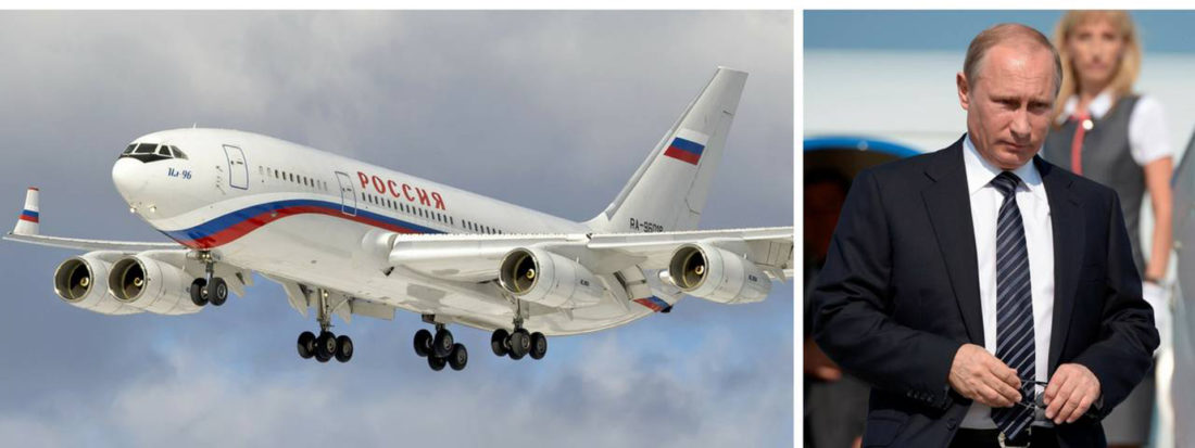 Putin, quien se encuentra en el poder desde 1999, ha utilizado ampliamente el Il-96 adaptado como transporte VIP