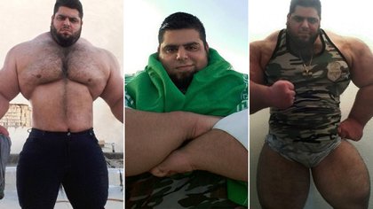 Sajad Gharibi es conocido como el Hulk iraní debido a su tamaño