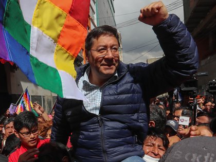 El candidato a presidente por el partido de Evo Morales, Luis Arce. EFE/ Mart&#237;n Alipaz/Archivo