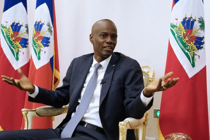 El presidente de Haití, Jovenel Moise, durante una entrevista en el Palacio Nacional de Puerto Príncipe, el 11 de enero de 2020 (REUTERS/Valerie Baeriswyl)