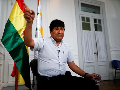 El expresidente boliviano Evo Morales durante una entrevista con Reuters en Buenos Aires, Argentina, el 2 de marzo de 2020. REUTERS/Agustin Marcarian/Files