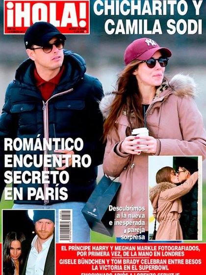 Camila Sodi y el "Chicharito" fueron captados en una cita romántica en París