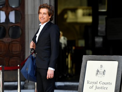 David Sherborne, el abogado de Johnny Depp, en una corte de Londres el pasado mes de julio (Reuters)