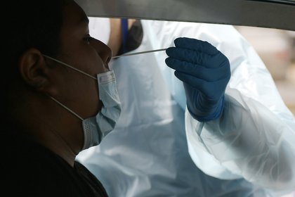 Prueba de coronavirus en Iquique, Chile (Europa Press) 