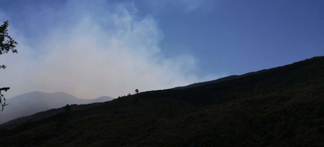 Hay tres incendios en los valles. Foto: Juan Carlos Aguilar