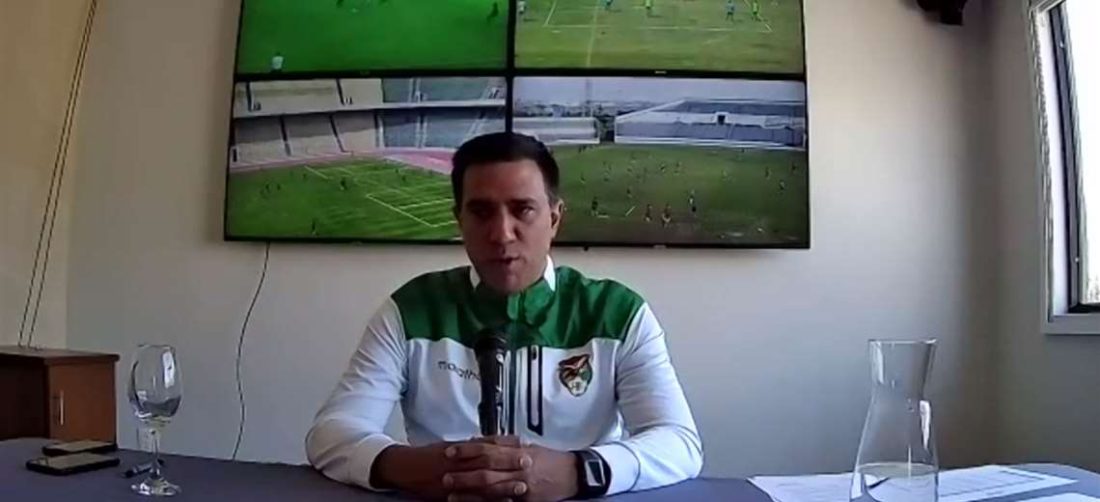 César Farías, DT de la selección boliviana. Foto: Captura video