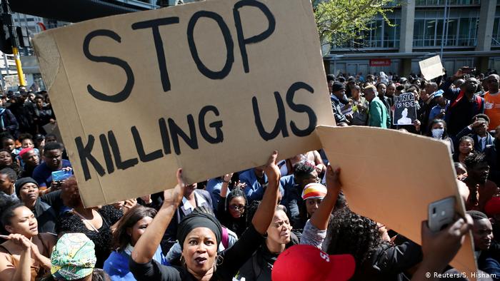 Südafrika Protest gegen Frauengewalt