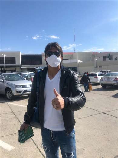 Marcelo Martins ya está en La Paz con la selección. Foto: FBF