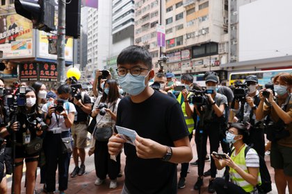 El activista prodemocracia hongkonés Joshua Wong. REUTERS/Tyrone Siu