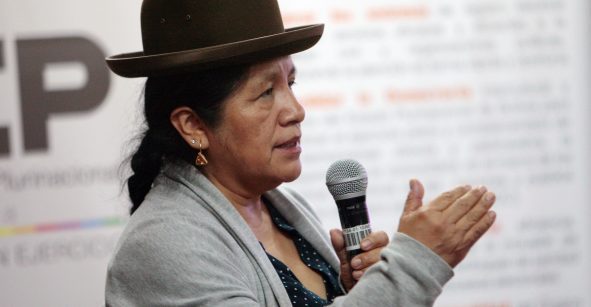 Detienen a María Eugenia Choque, presidenta del Tribunal Superior Electoral en Bolivia