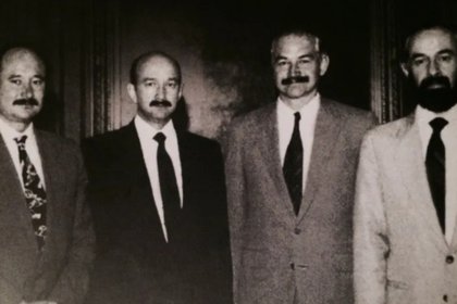 Enrique, Carlos, Raúl y Sergio Salinas de Gortari (Crédito: Especial) 
