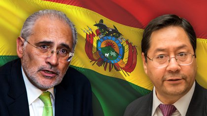 Carlos Mesa y Luis Arce, candidatos a presidente de Bolivia