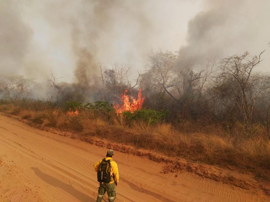 Reportan 22 incendios activos a nivel nacional, Santa Cruz registra 18