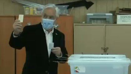 El voto de Sebastián Piñera