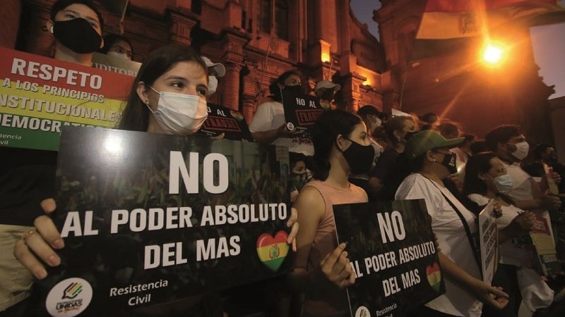 Protestas en cinco urbes contra la supresión de los dos tercios